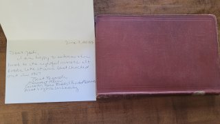This book was returned to the New Bedford Free Public Library after more than 100 years!