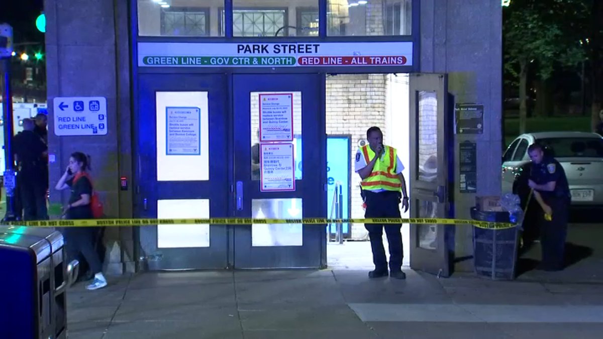 Boston MA stabbing at Park Street station last night NBC Boston