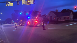 Authorities are searching for a suspect after a shooting in Naples, Maine, on Tuesday that prompted officials to cancel the town’s fireworks show.