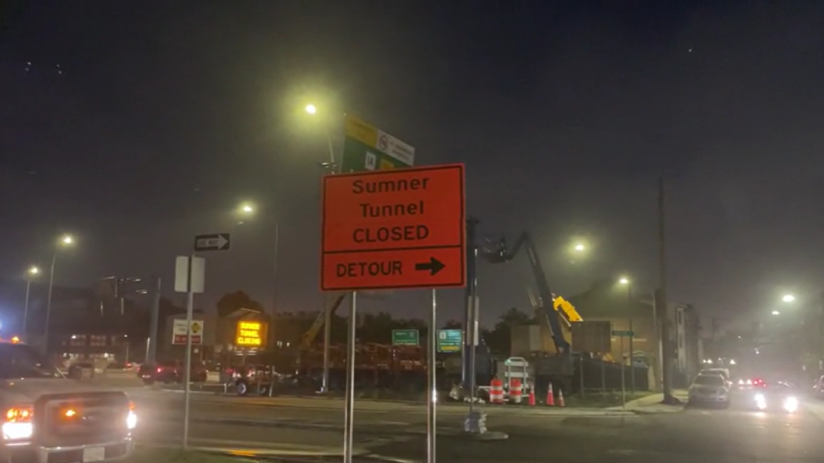 Sumner Tunnel closure NBC Boston