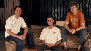 Whop co-founders Jack Sharkey, Steven Schwartz and Cameron Zoub.