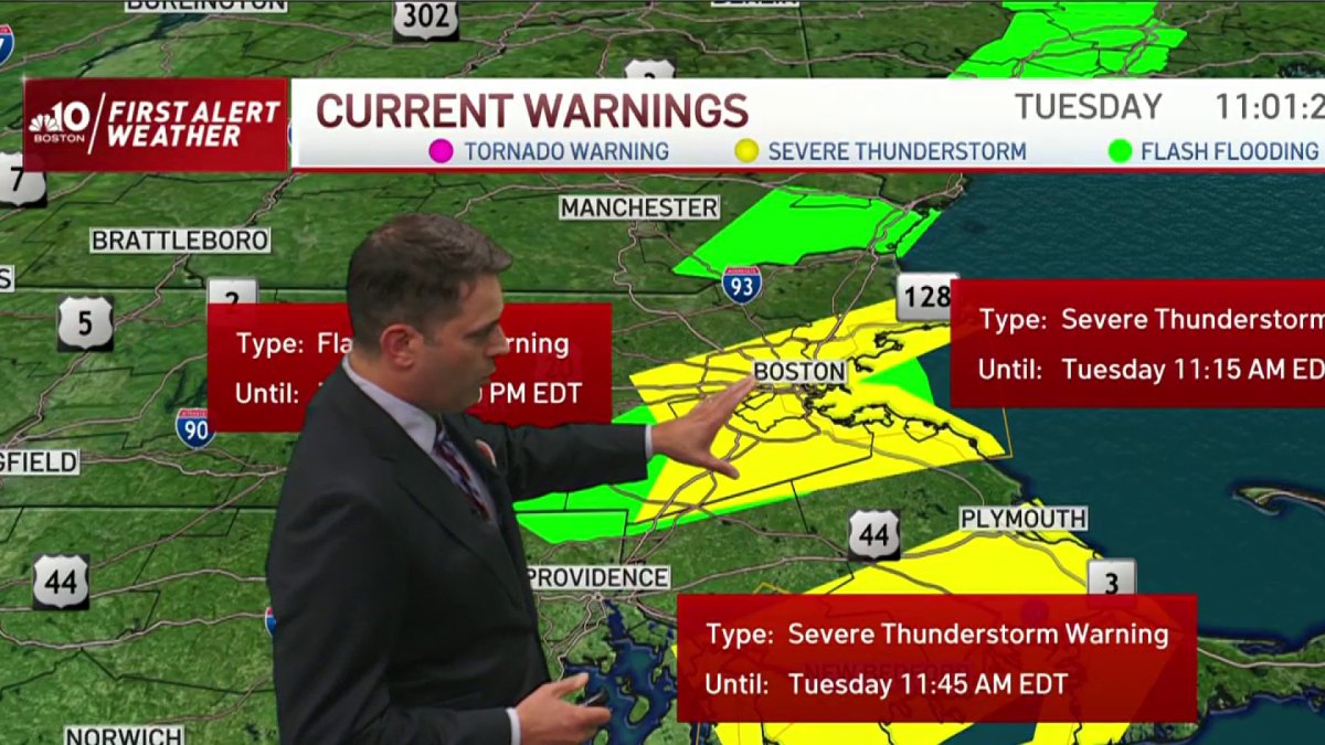 FIRST ALERT: Tracking Storms Crossing the Boston Area – NBC Boston