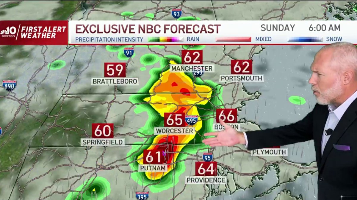 First Alert forecast: Strong storms move in overnight – NBC Boston