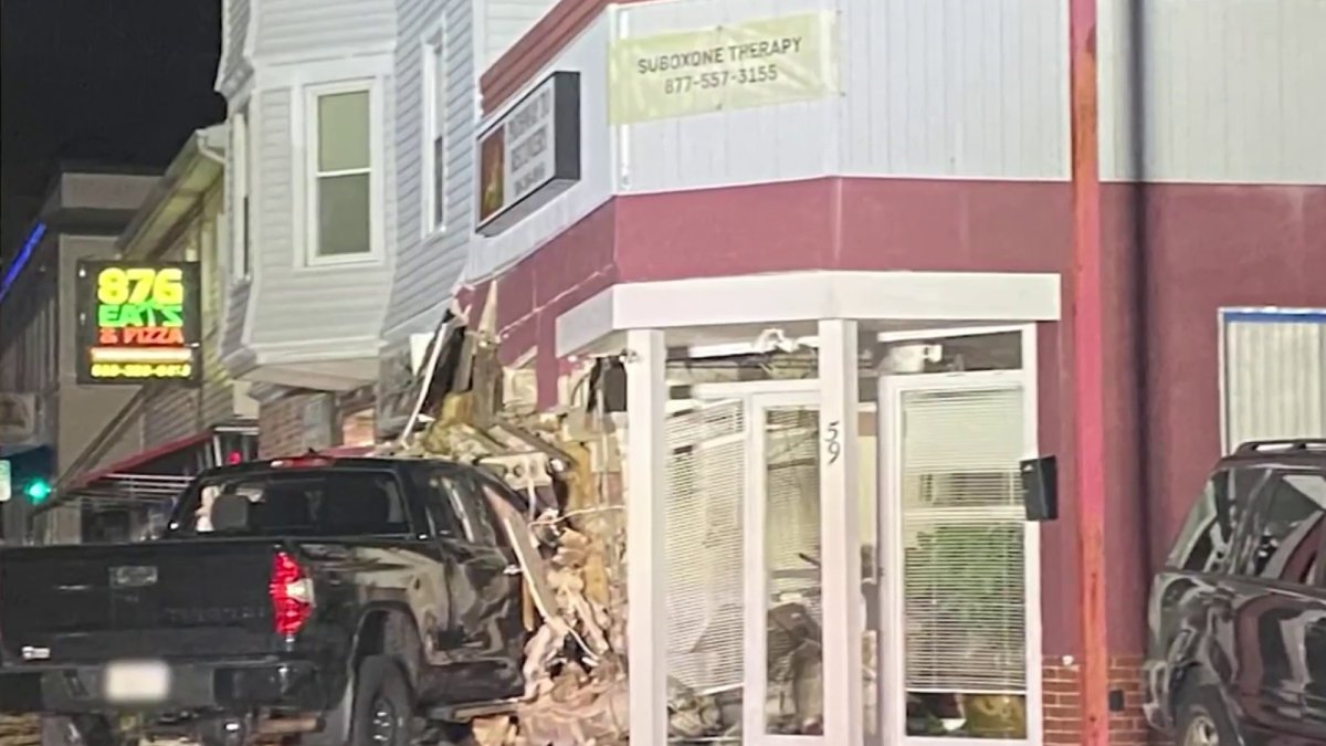 Pickup truck crashes into Taunton clinic overnight NBC Boston