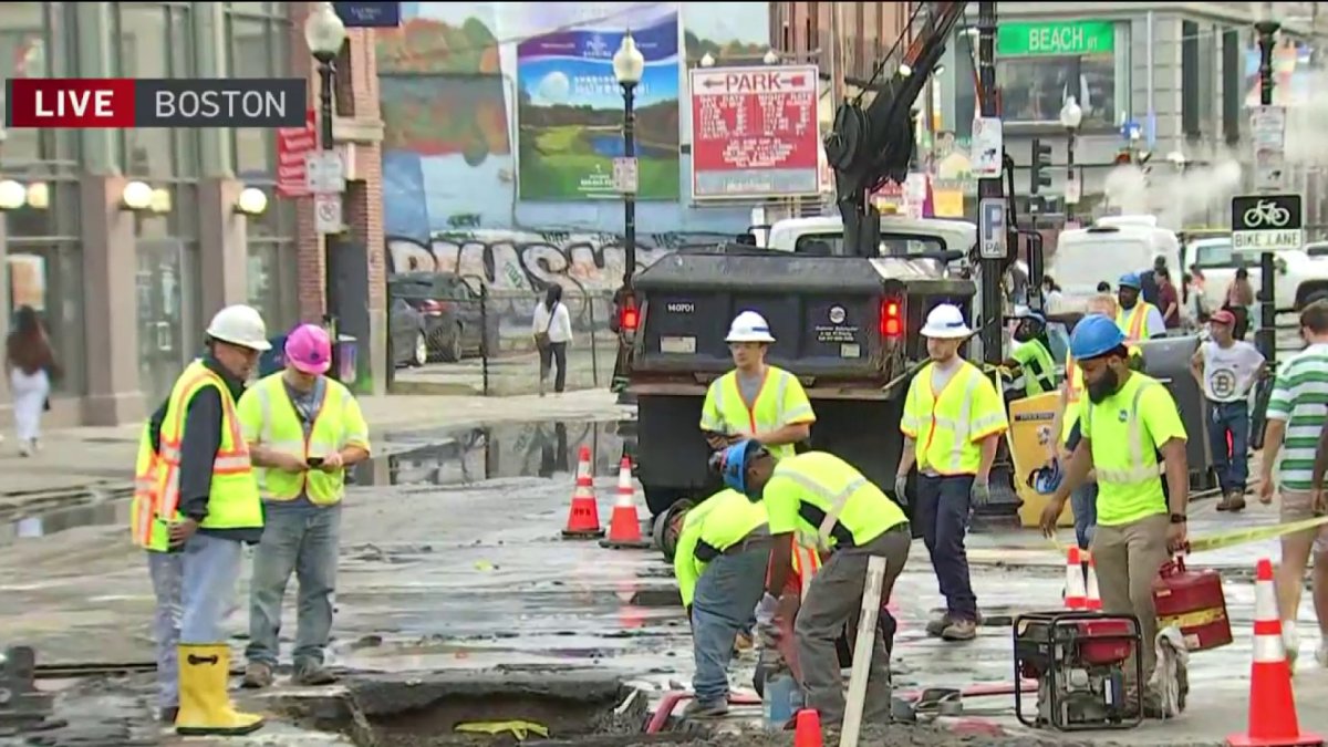 Crews working to repair water main break in Boston’s Chinatown – NBC Boston