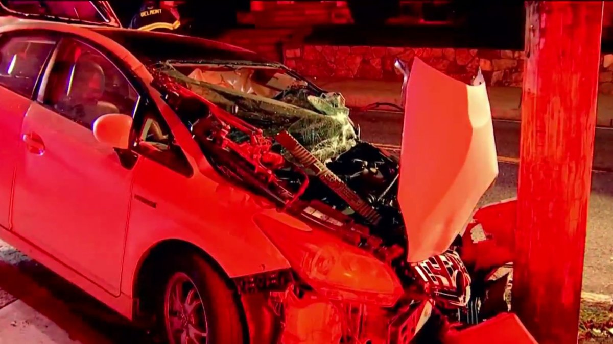 2 drivers hurt in Belmont car crash NBC Boston