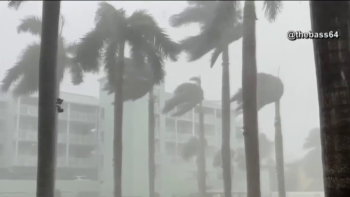 离开佛罗里达州的旅行者分享飓风伊达利亚的故事
