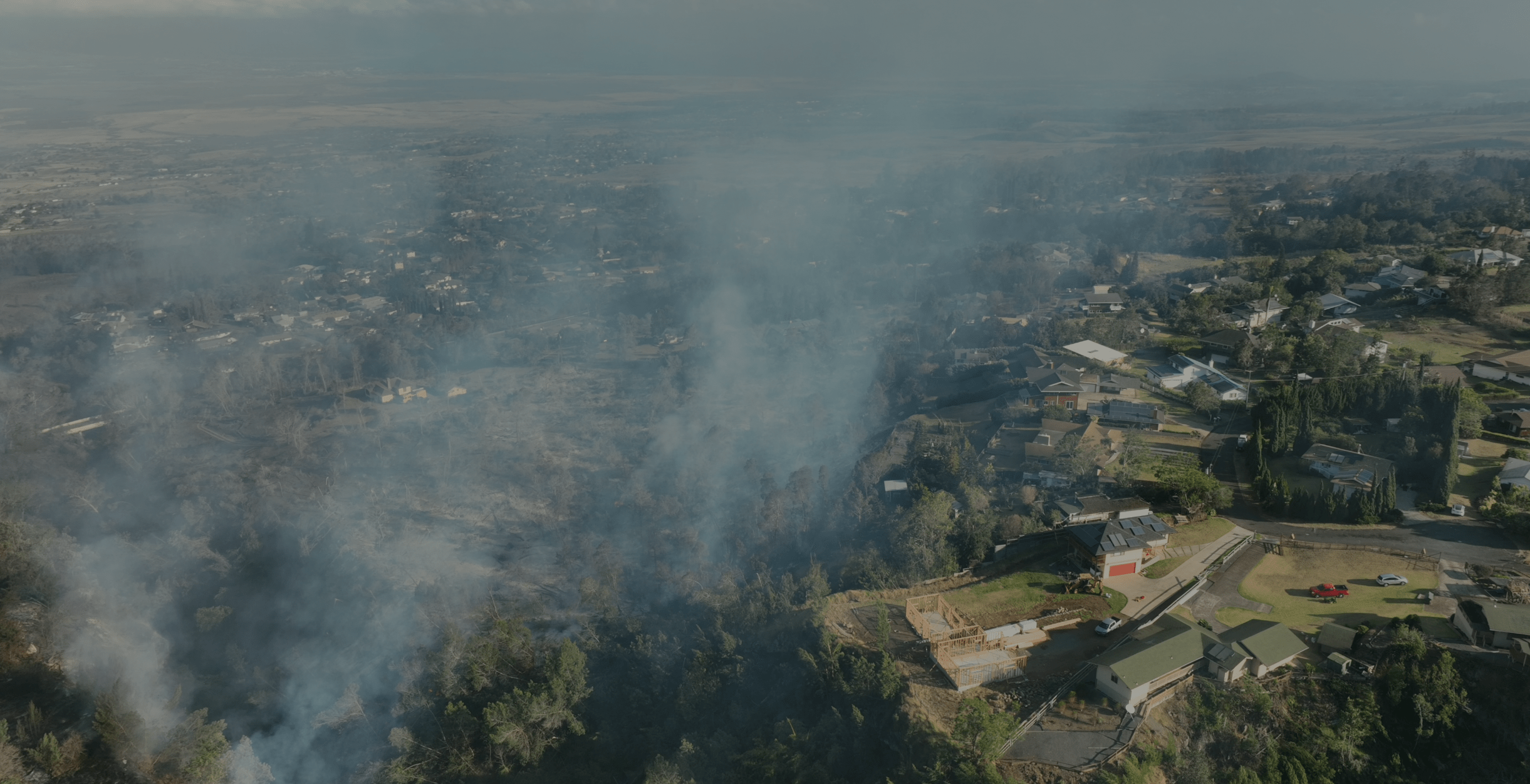 Smoke billows over Kula in Hawaii’s Maui island, Aug. 3, 2023.