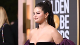 FILE - Selena Gomez at the 80th Annual Golden Globe Awards