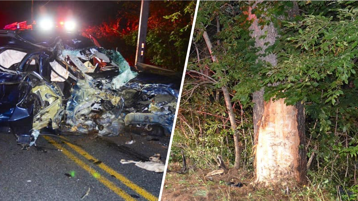 Hingham MA Gardner Street crash – NBC Boston