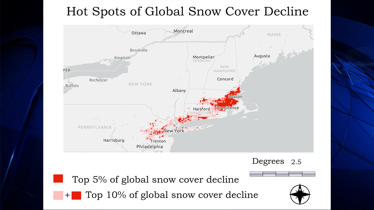 Extreme weather and climate change: Boston leads N. American snow