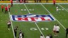 Which NFL stadiums have artificial turf vs. real grass?