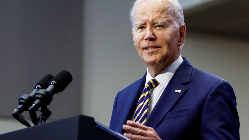 U.S. President Joe Biden delivers remarks on his economic agenda at Prince George’s Community College in Largo, Maryland, Sept. 14, 2023.