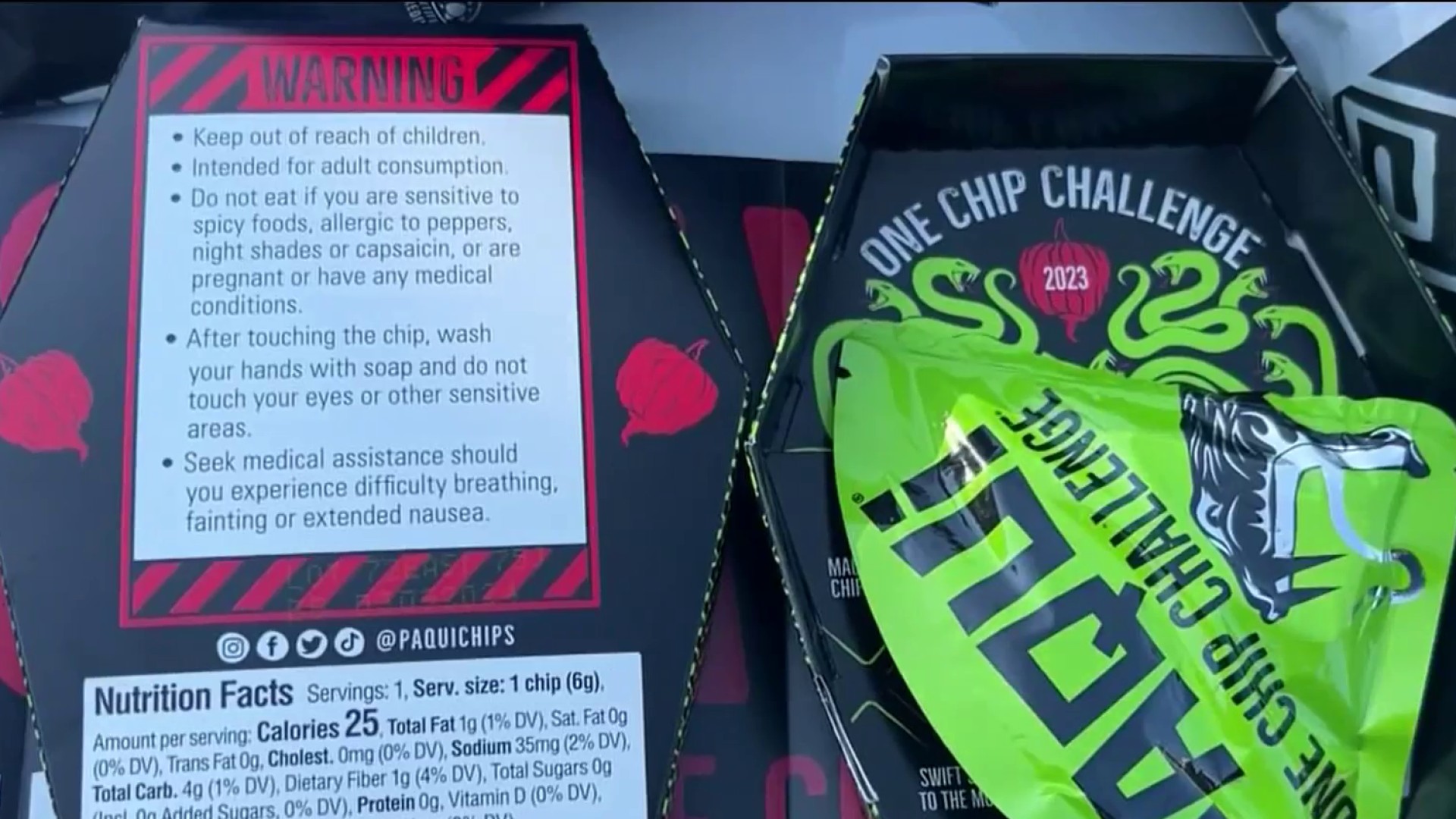 Mass. students sickened by 'One Chip Challenge