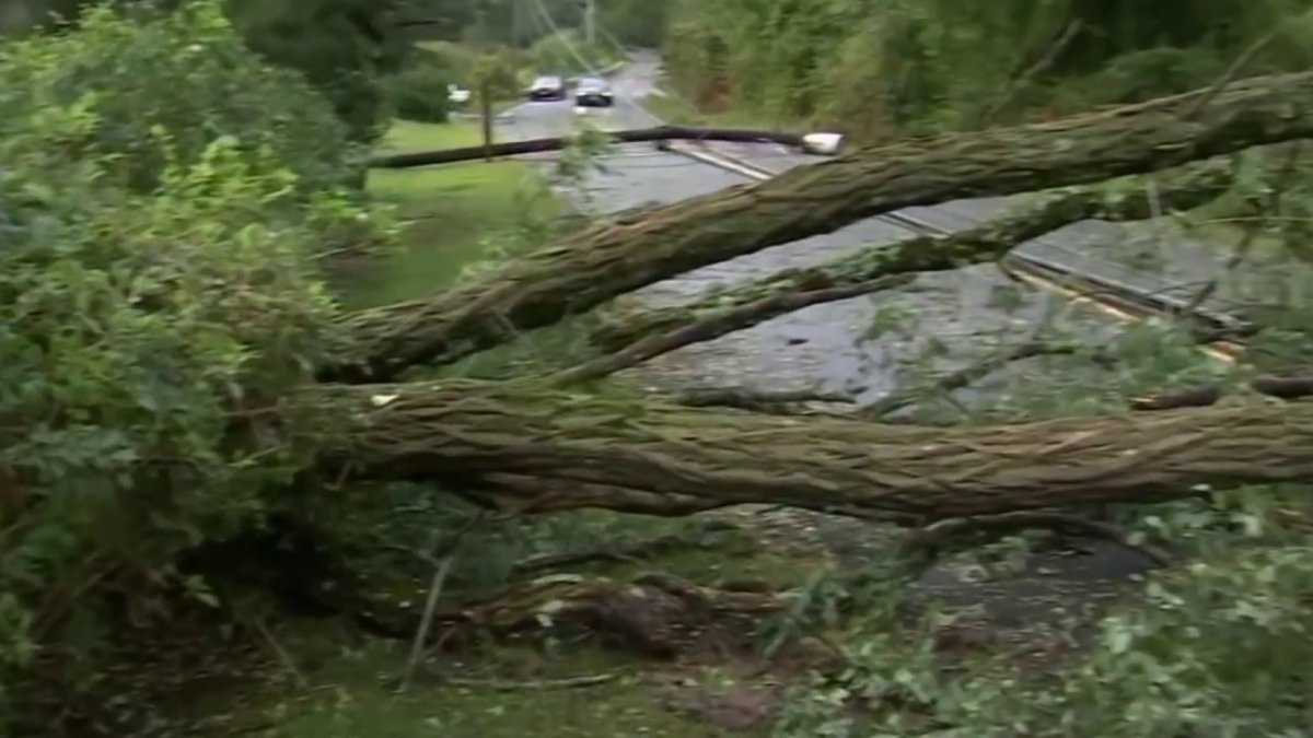 Cleanup ongoing in andover after friday s severe weather nbc boston