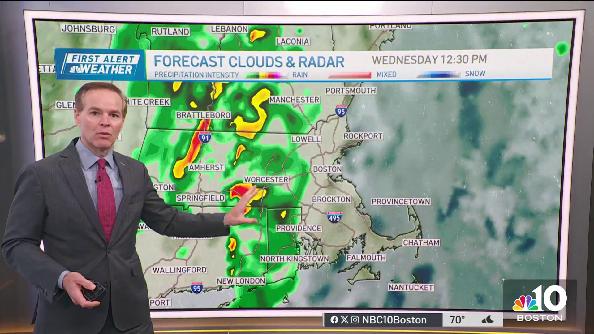 Weather forecast Morning showers afternoon downpours