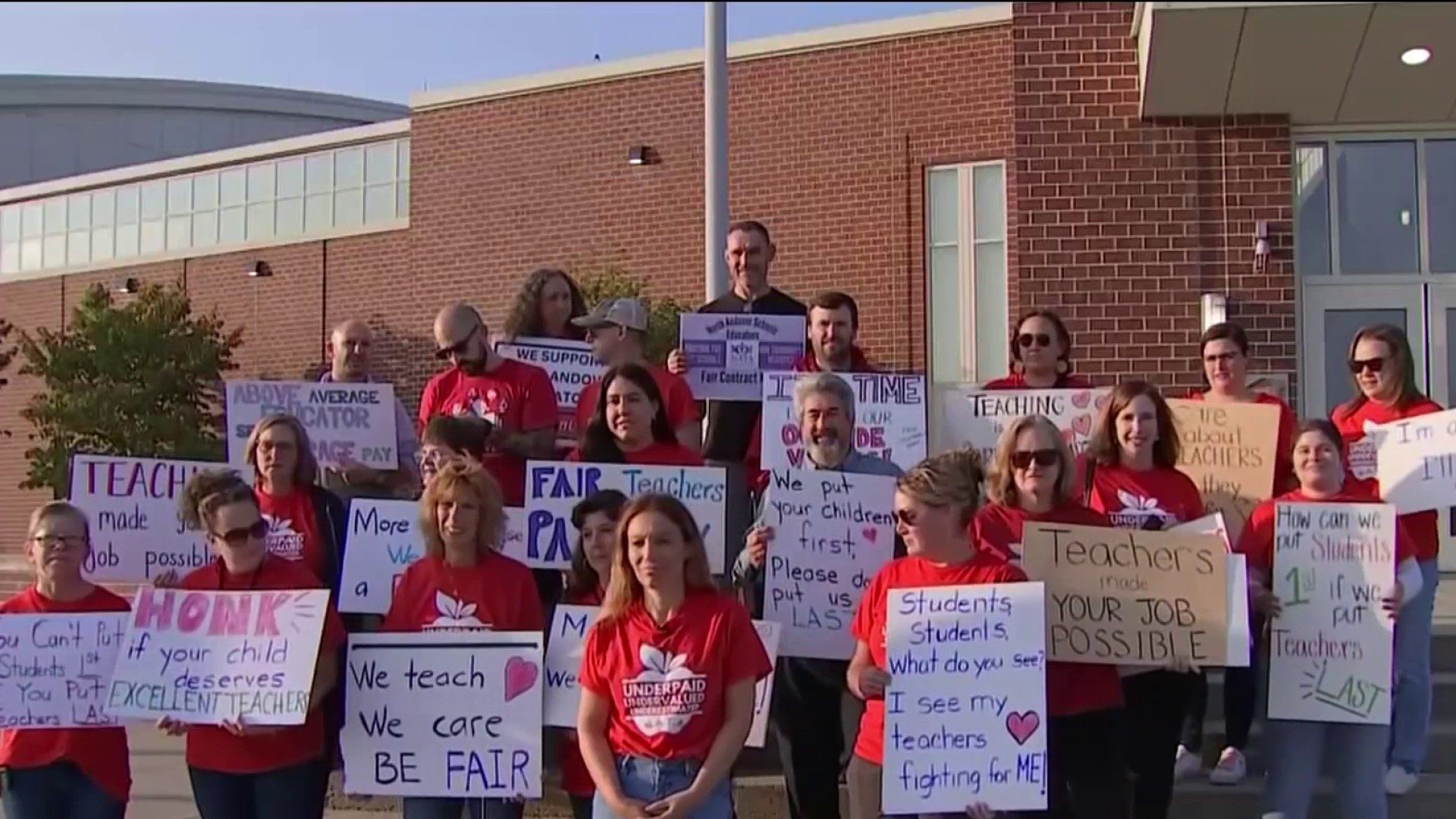 North Andover Teachers Rally For Higher Pay NBC Boston   25982939902 1080pnbcstations 