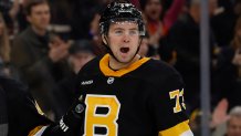 Bruins defenseman Charlie McAvoy