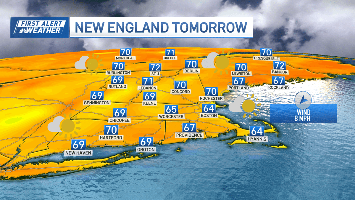 Boston, MA weather forecast has clouds clearing NBC Boston