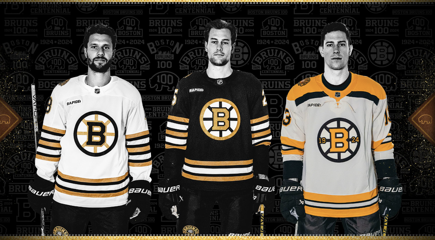 Bruins unveil 100th anniversary jerseys for the 2023-24 season