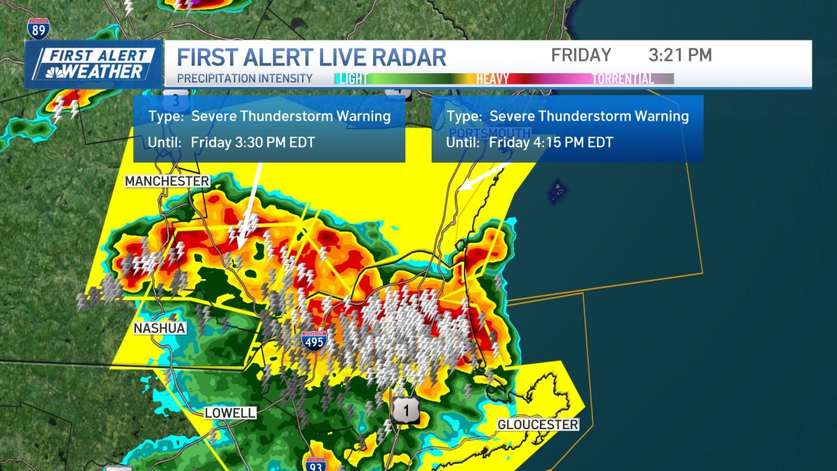 Storms Friday, live radar tracking – NBC Boston