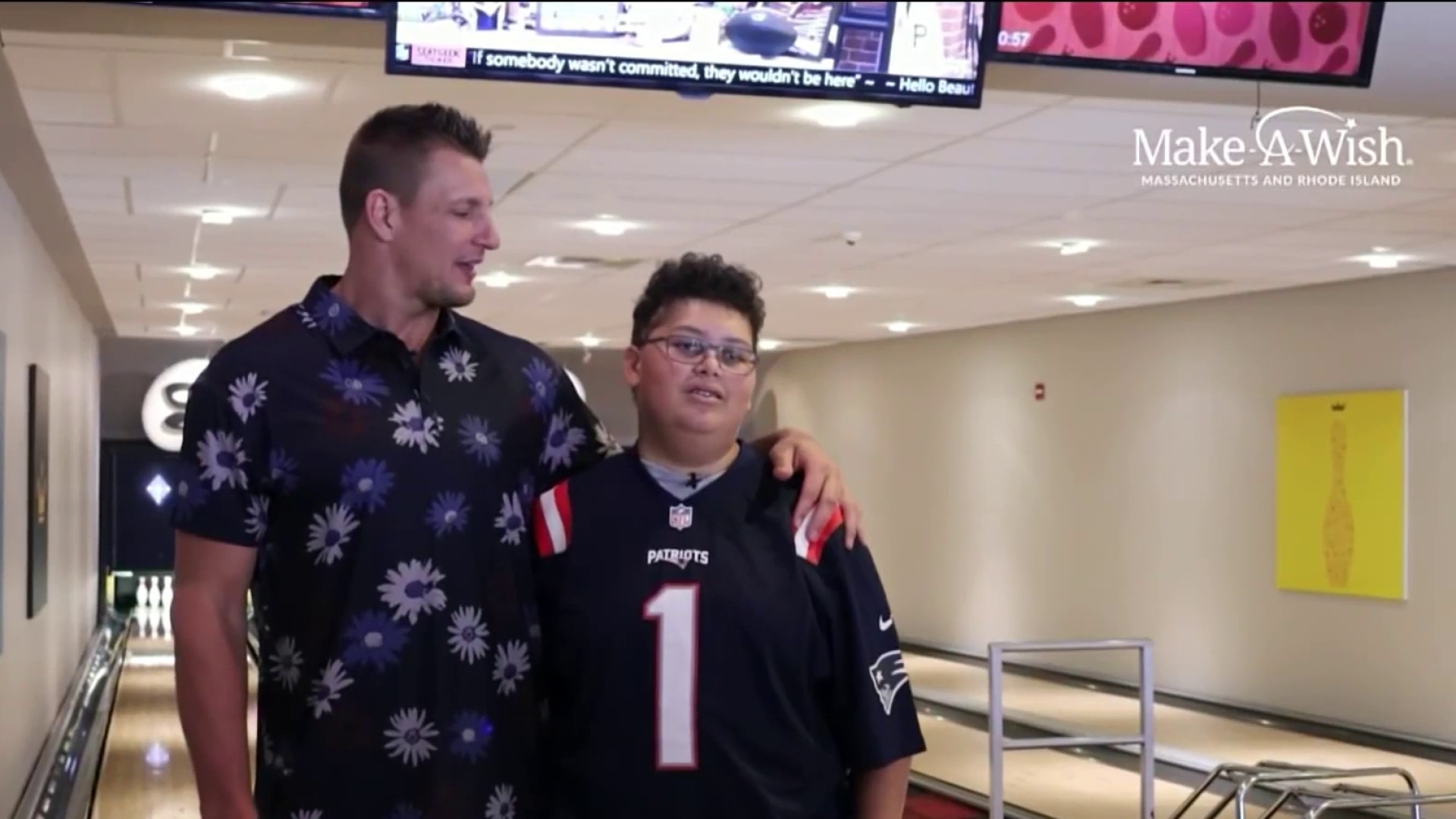 Rob Gronkowski makes wish come true for 11-year-old superfan - Boston News,  Weather, Sports