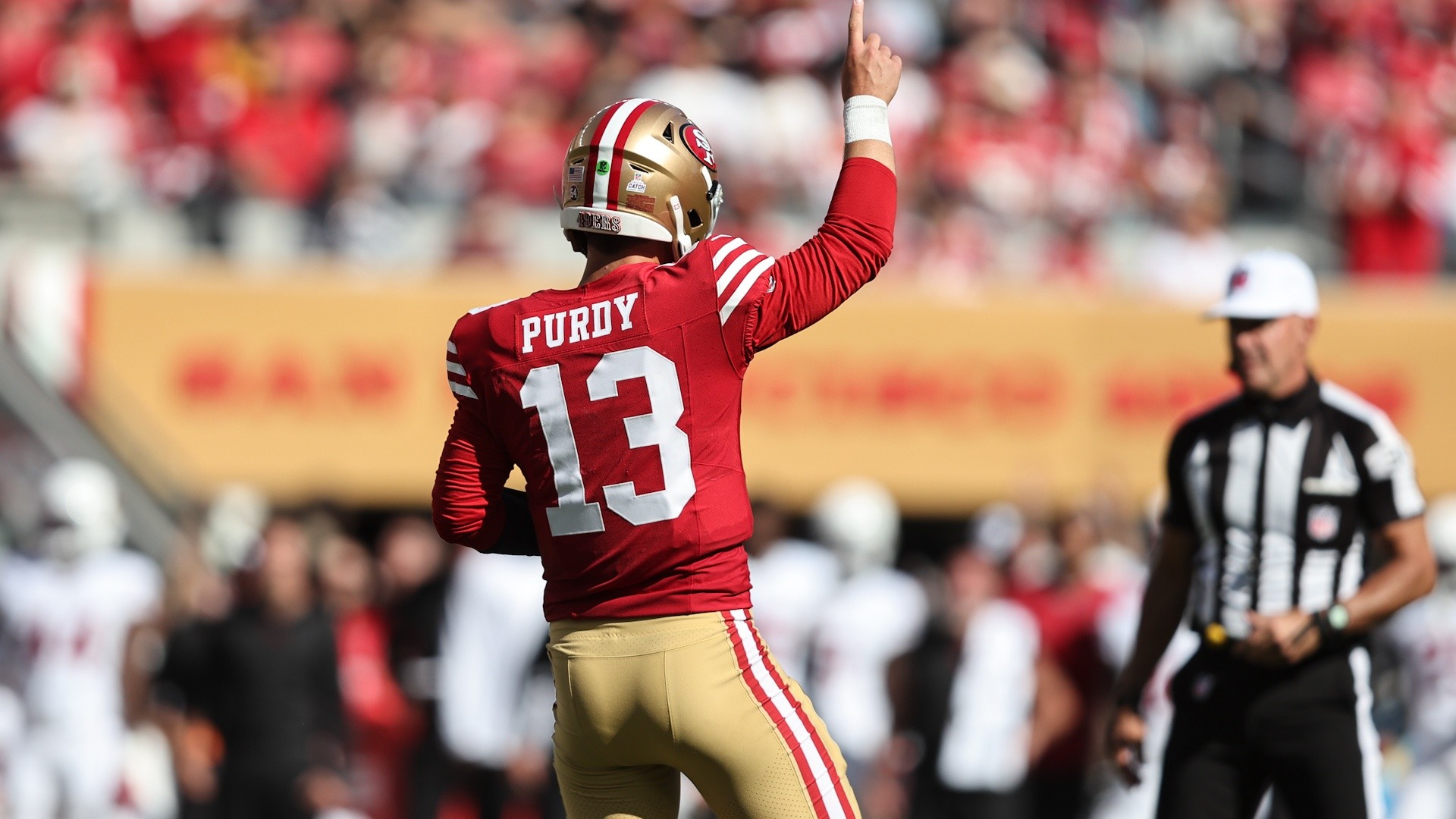 Sunday Night Football on NBC - The all red Bills uniform is