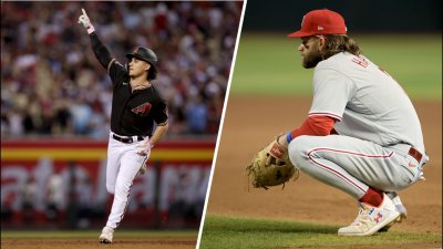 Bryce Harper stares down Orlando Arcia after hitting two home runs – NBC  Connecticut