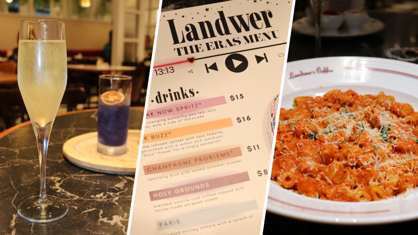 Cafe Landwer’s limited time “Eras Tour” menu — which is available through Nov. 21 — features food and drinks named after Taylor Swift’s biggest hits.