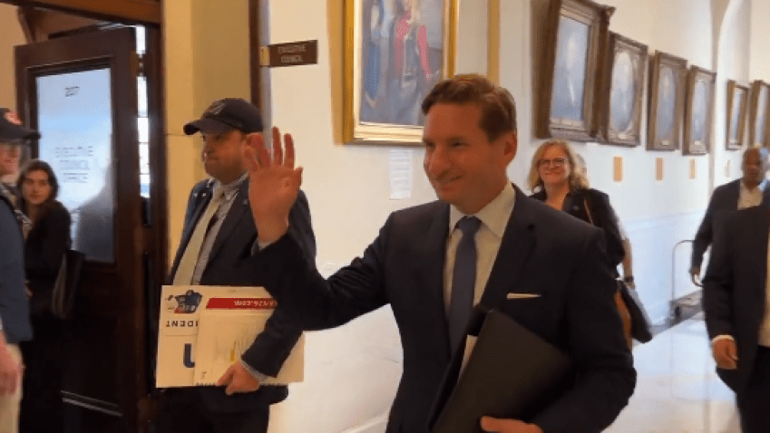Dean Phillips filed for the New Hampshire primary on Friday, Oct. 27.