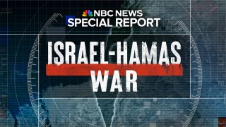 "NBC News Special Report: Israel-Hamas War" will air live on Sunday, bringing the latest developments from across the region.