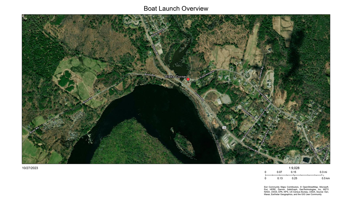Maine shooter location Map of Robert Card manhunt NBC Boston