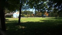 Hinkley Swim Pond in Medfield, Massachusetts.