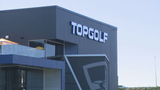 Togolf Rhode Island in Cranston is shown Monday, Oct. 2, 2023, a few days before its planned grand opening. (WJAR)