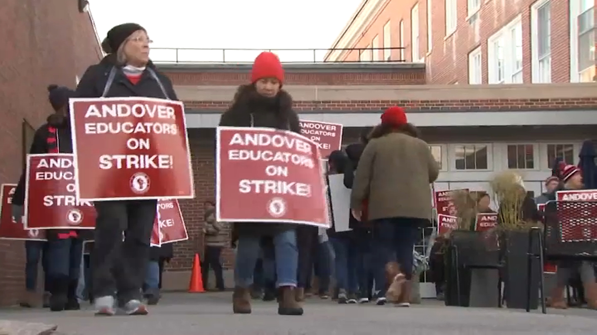 Schools in Andover remain closed as teachers face fines for strike