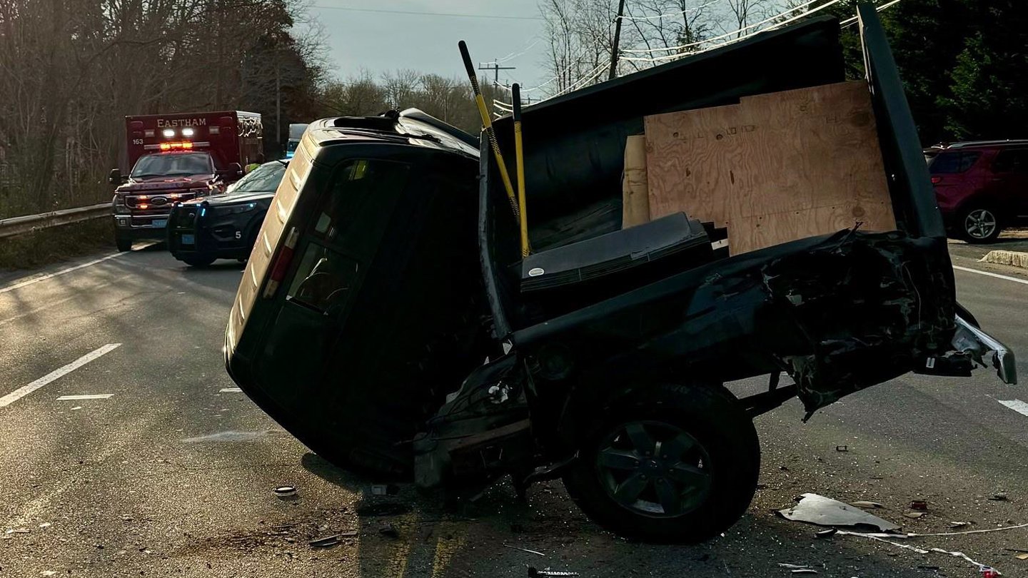 Eastham, MA Route 6 crash leaves major damage – NBC Boston