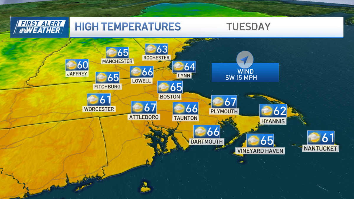 Boston, MA weather Milder temps are gone NBC Boston