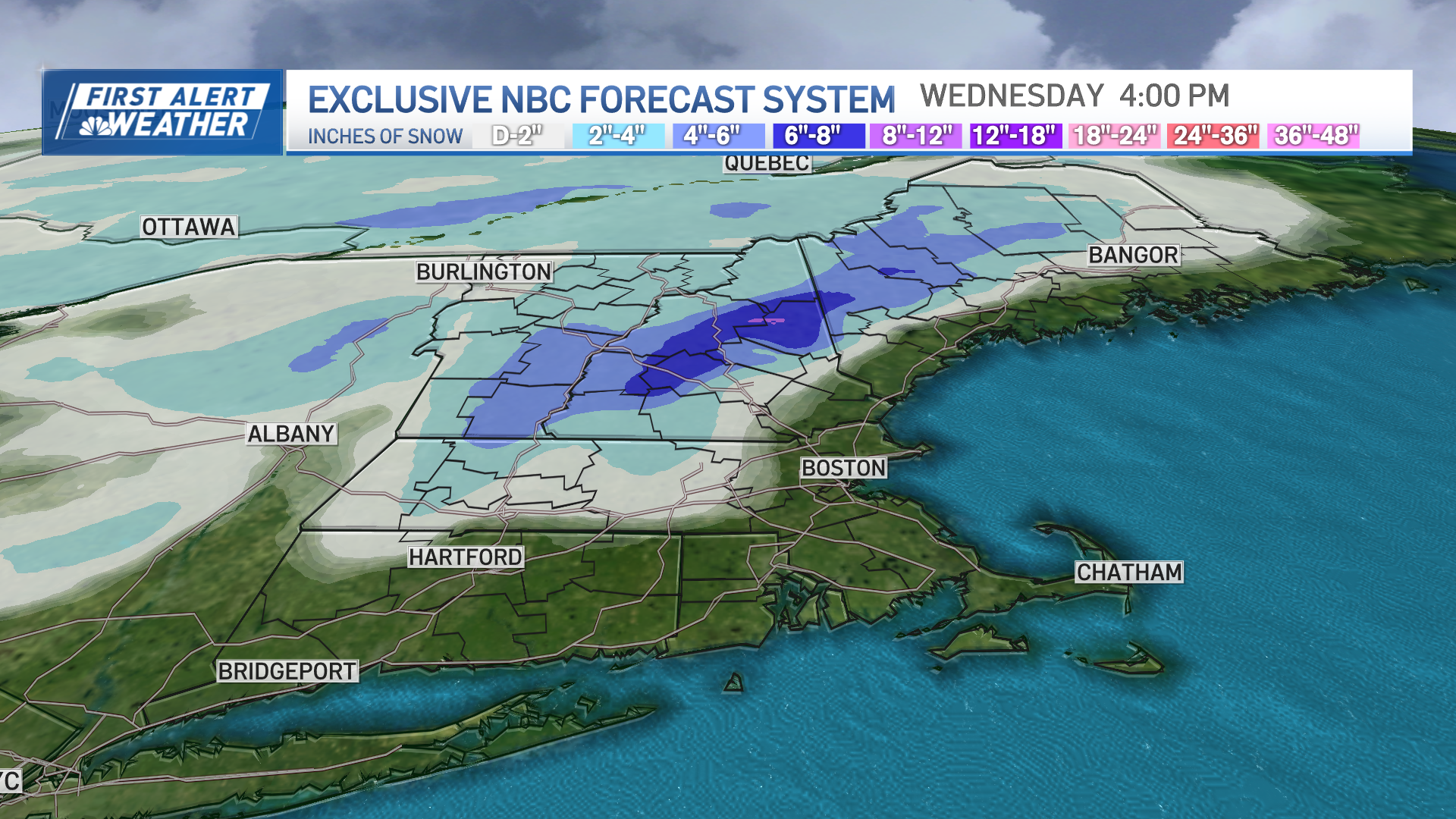 Snow will start Tuesday night for some in Massachusetts and New England, changing to rain for many but continuing in the mountains.