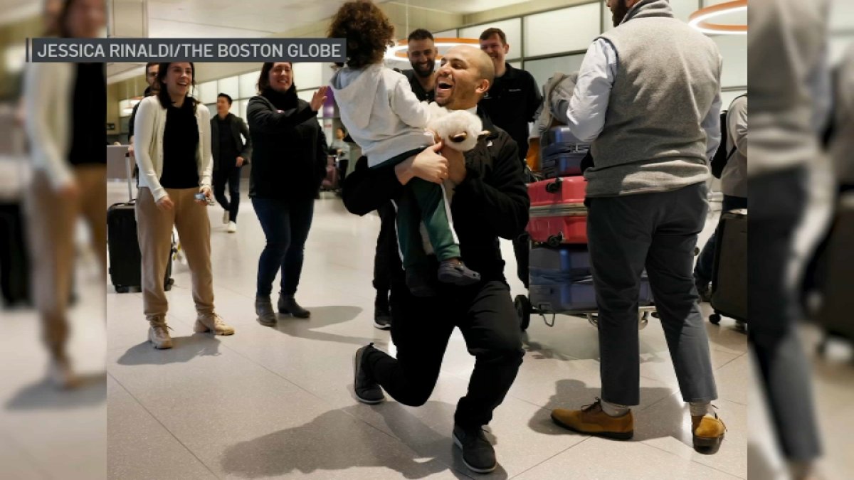 Medway, MA Okal family back home NBC Boston