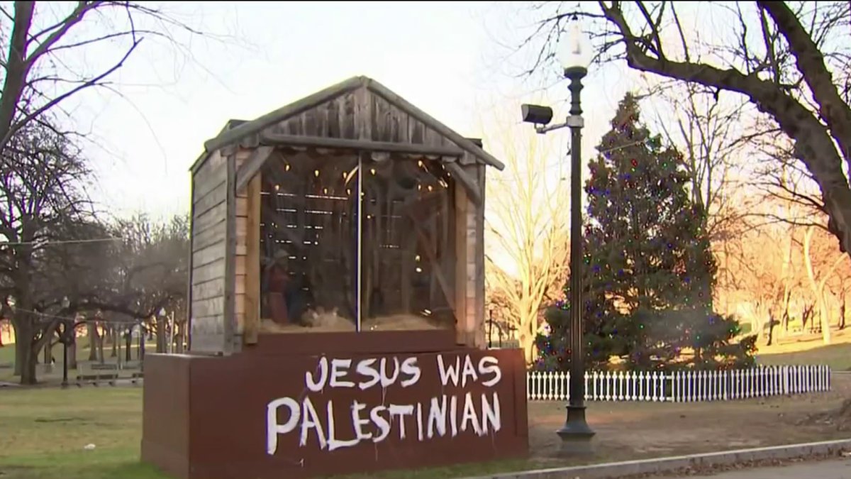 Nativity scene in Boston vandalized NBC Boston