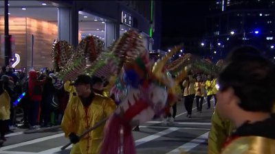 Revelers celebrate New Year's Eve in Boston