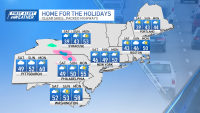 Mild temperatures on during holiday weekend in New England