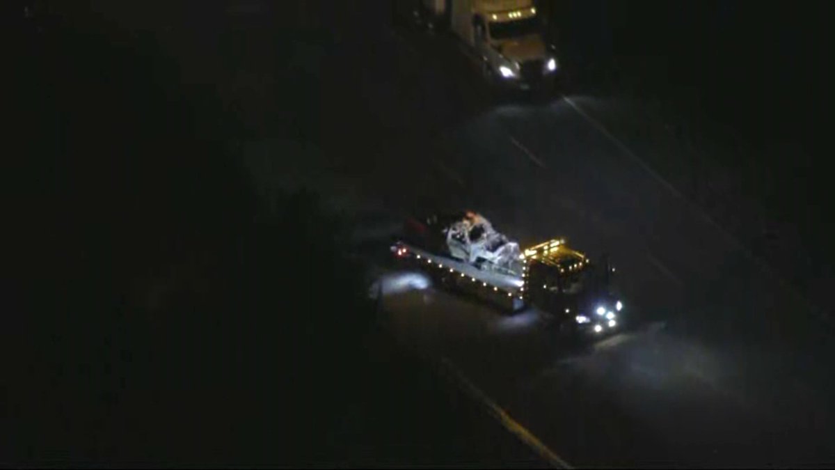 Crash and fire snarl traffic on I-495 in Mansfield – NBC Boston