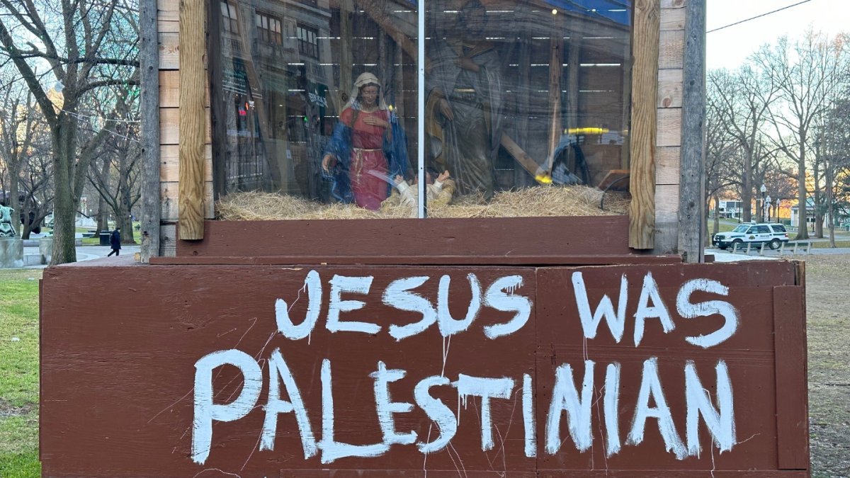 Boston Common nativity scene vandalized NBC Boston