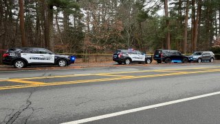 Wellesley, Massachusetts, police at the scene of a death off Central Street on Wednesday, Dec. 27, 2023.