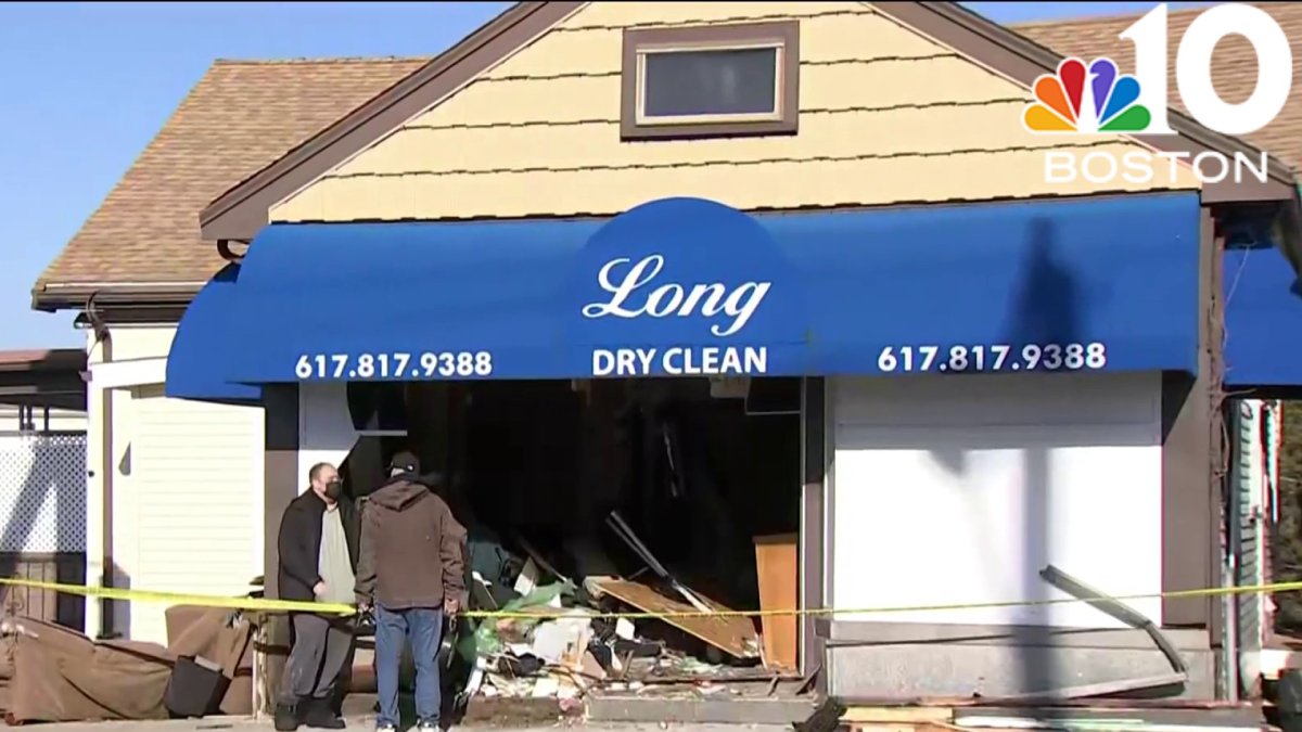 Car reportedly crashes into building in Weymouth – NBC Boston