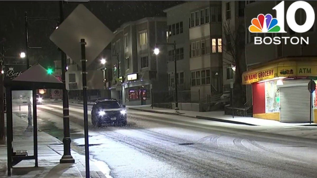 Snow affecting Tuesday morning commute in Mass. – NBC Boston