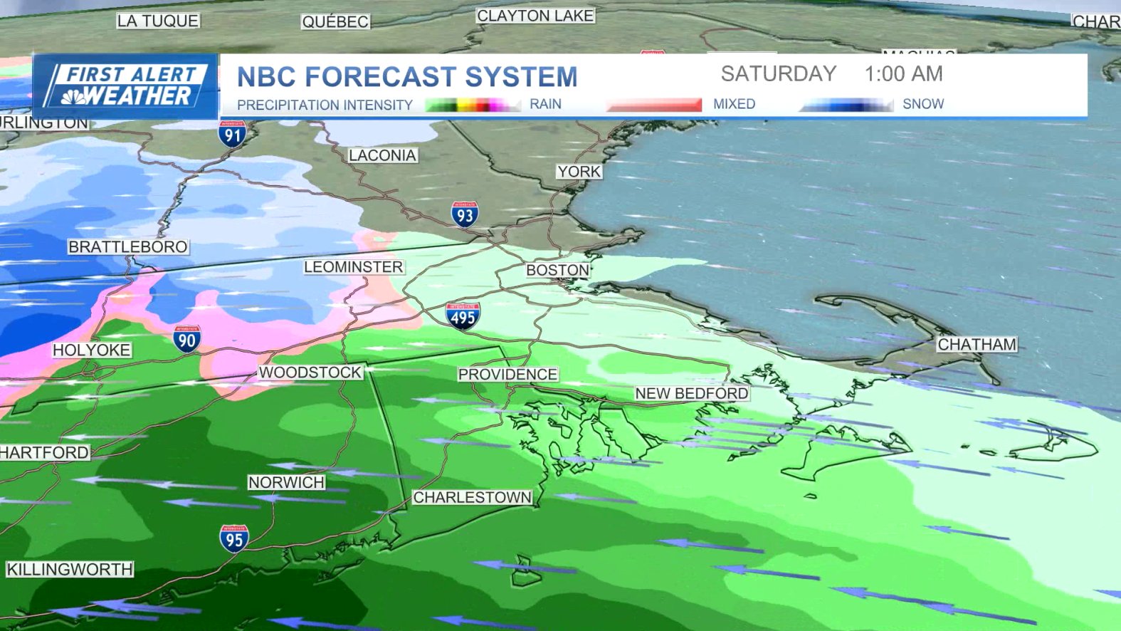Ma Weather Boston, MA storm Saturday: Snow/rain weather forecast maps – NBC Boston