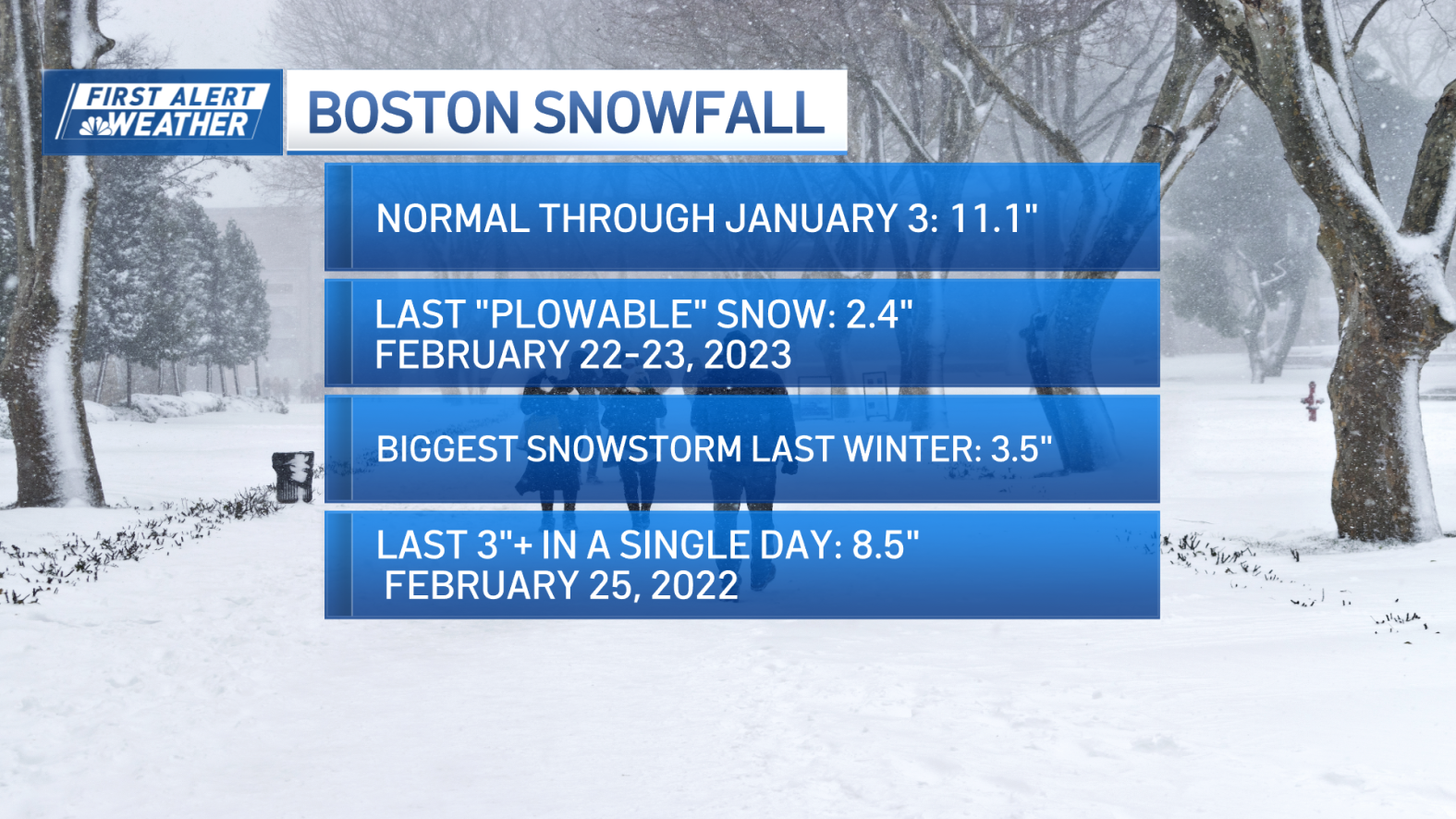How Much Snow Is Boston Going To Get This Winter Winter storm Boston 2024: How much snow is Massachusetts getting on