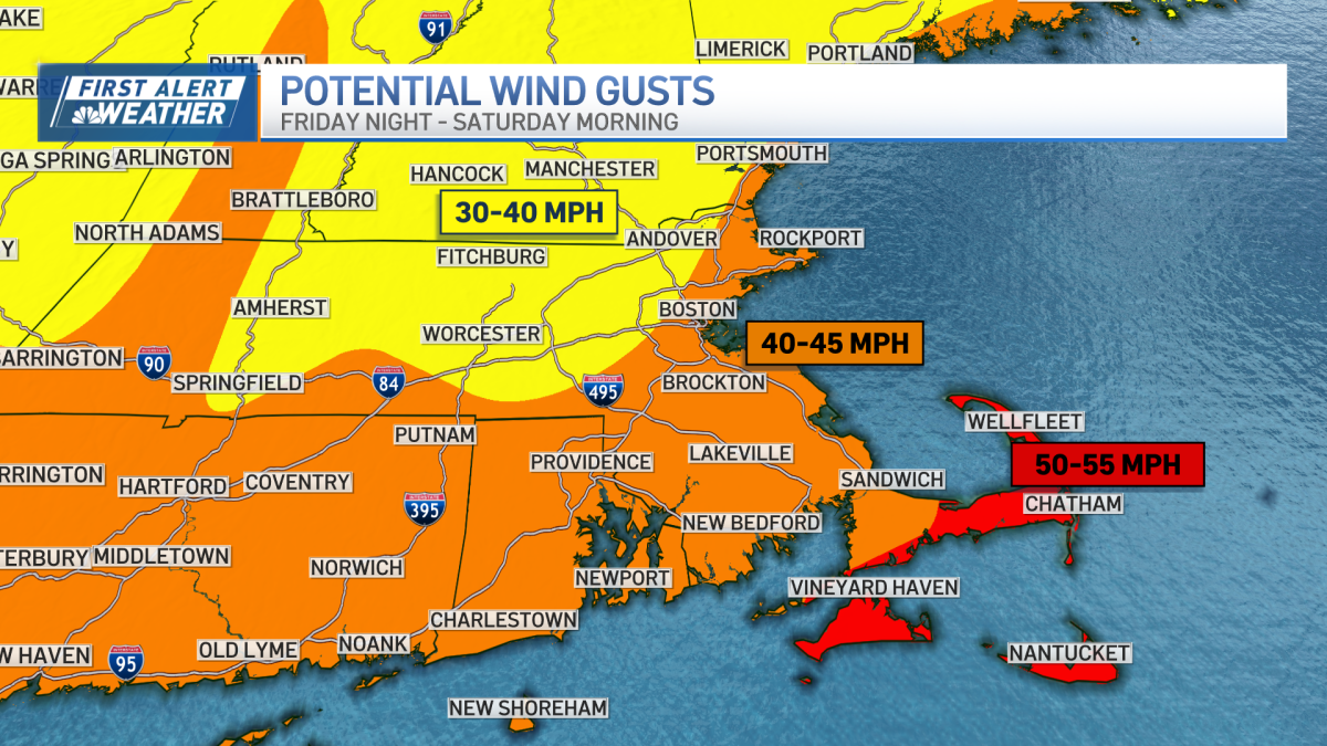 Boston MA weather weekend storm to bring rain, gusty winds NBC Boston